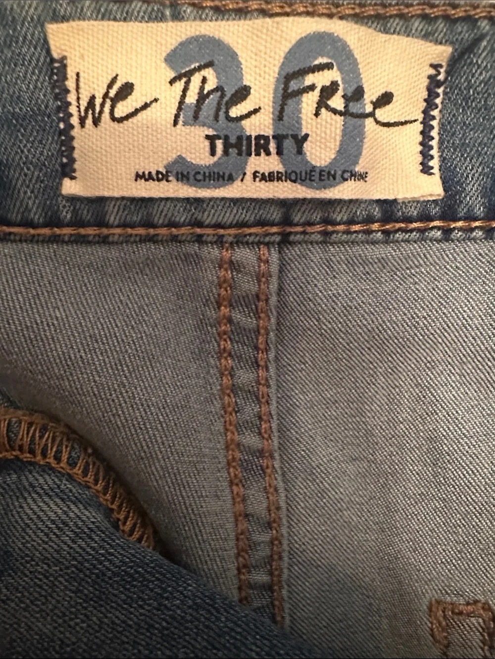 Free People Light Blue High-Rise Flare Jeans